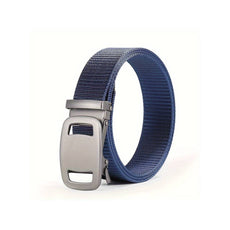 Automatic Lock Buckle Non-Metal Military Nylon Belt for Unisex~5376-5