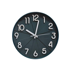 Round Creative Fashion Silent Wall Clock Non-Ticking Noises ~5397-5