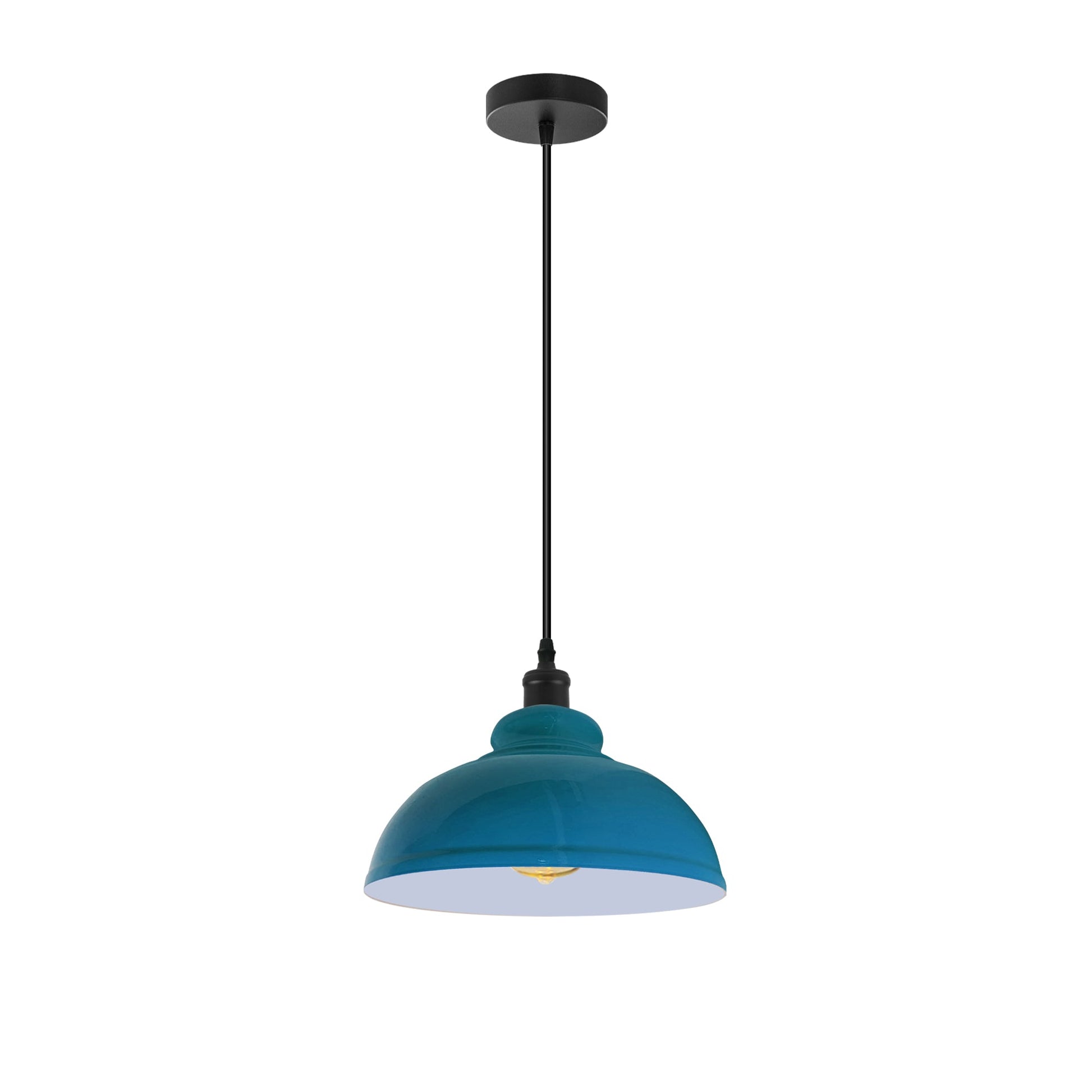 Suspension Vintage Luminaire Rétro  Plafonnier Lampe Éclairage Abat-jour-6