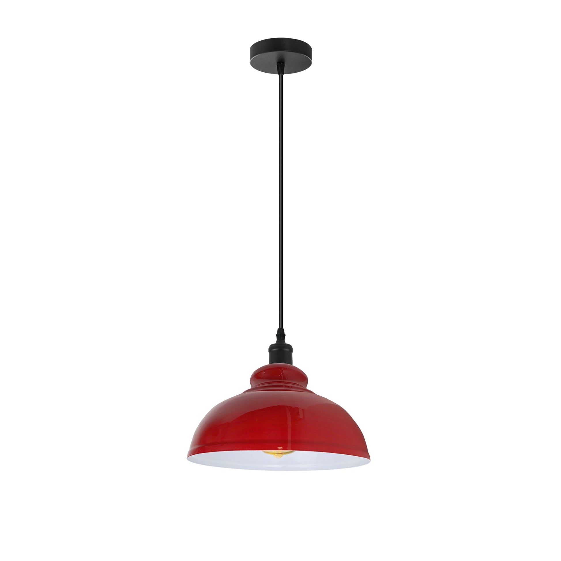 Suspension Vintage Luminaire Rétro  Plafonnier Lampe Éclairage Abat-jour-12