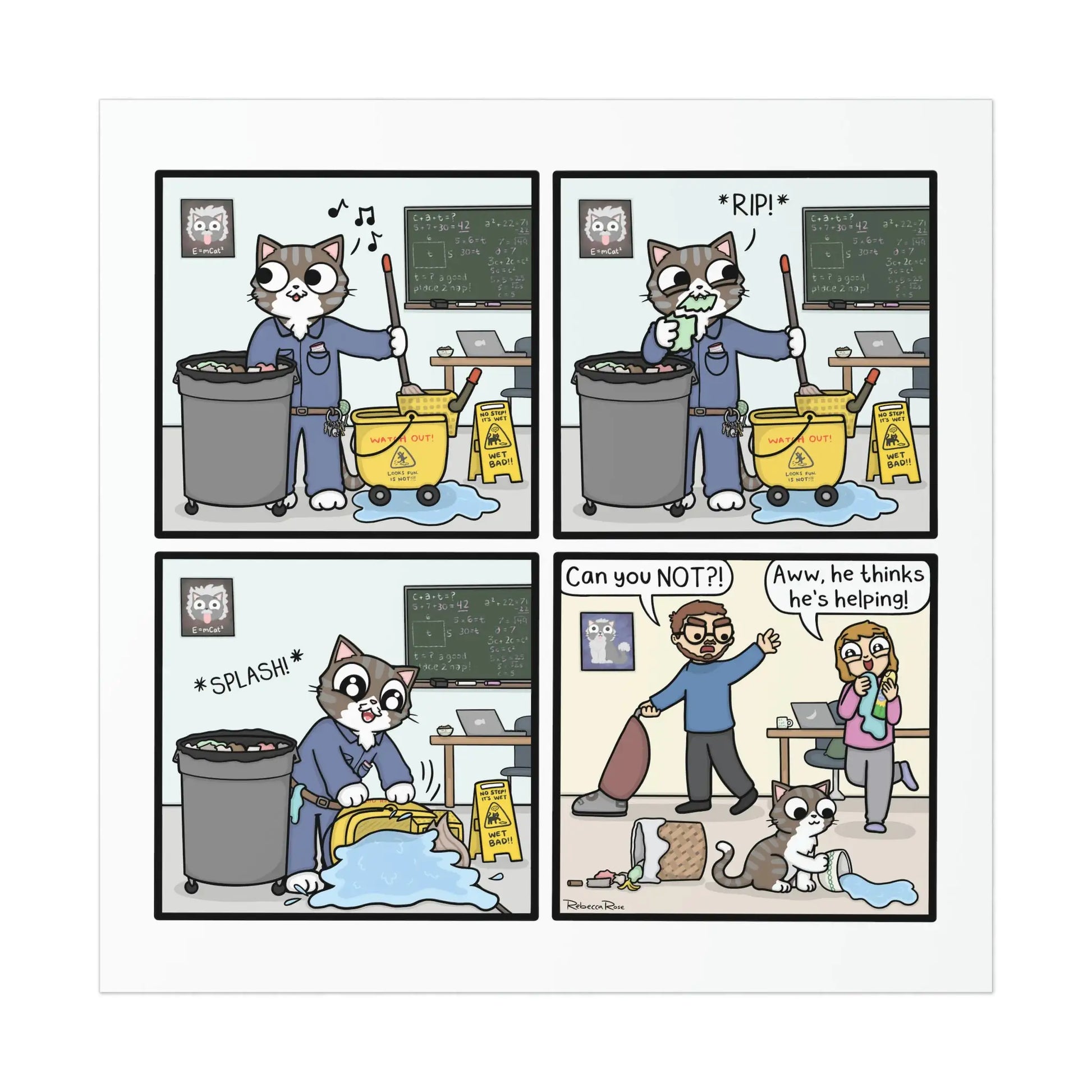 Catstodian Comic Print - Puritific