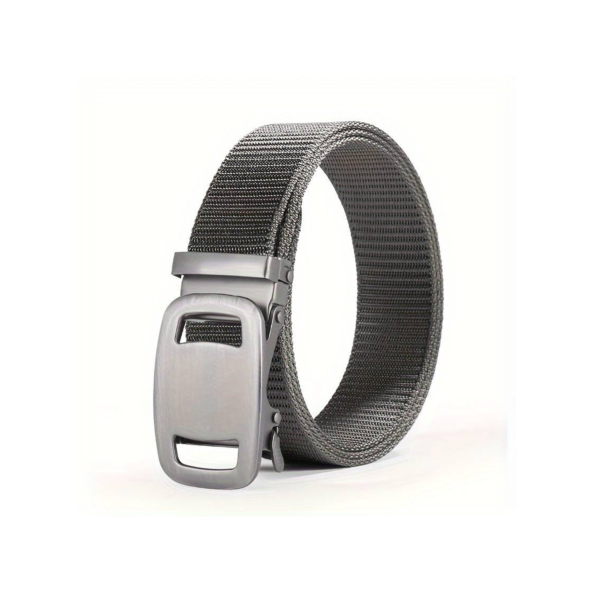 Automatic Lock Buckle Non-Metal Military Nylon Belt for Unisex~5376-7