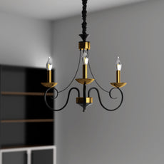 5/3 Arm Candle Light with Adjustable chain Traditional Design Ceiling Pendant light~4997-4