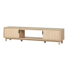 Modern Fluted-Door Minimalist TV Stand For TVs Up To 80 Inches