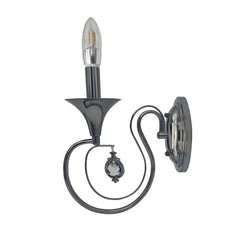 curved arm Candle wall light for home Living Room~4937-2