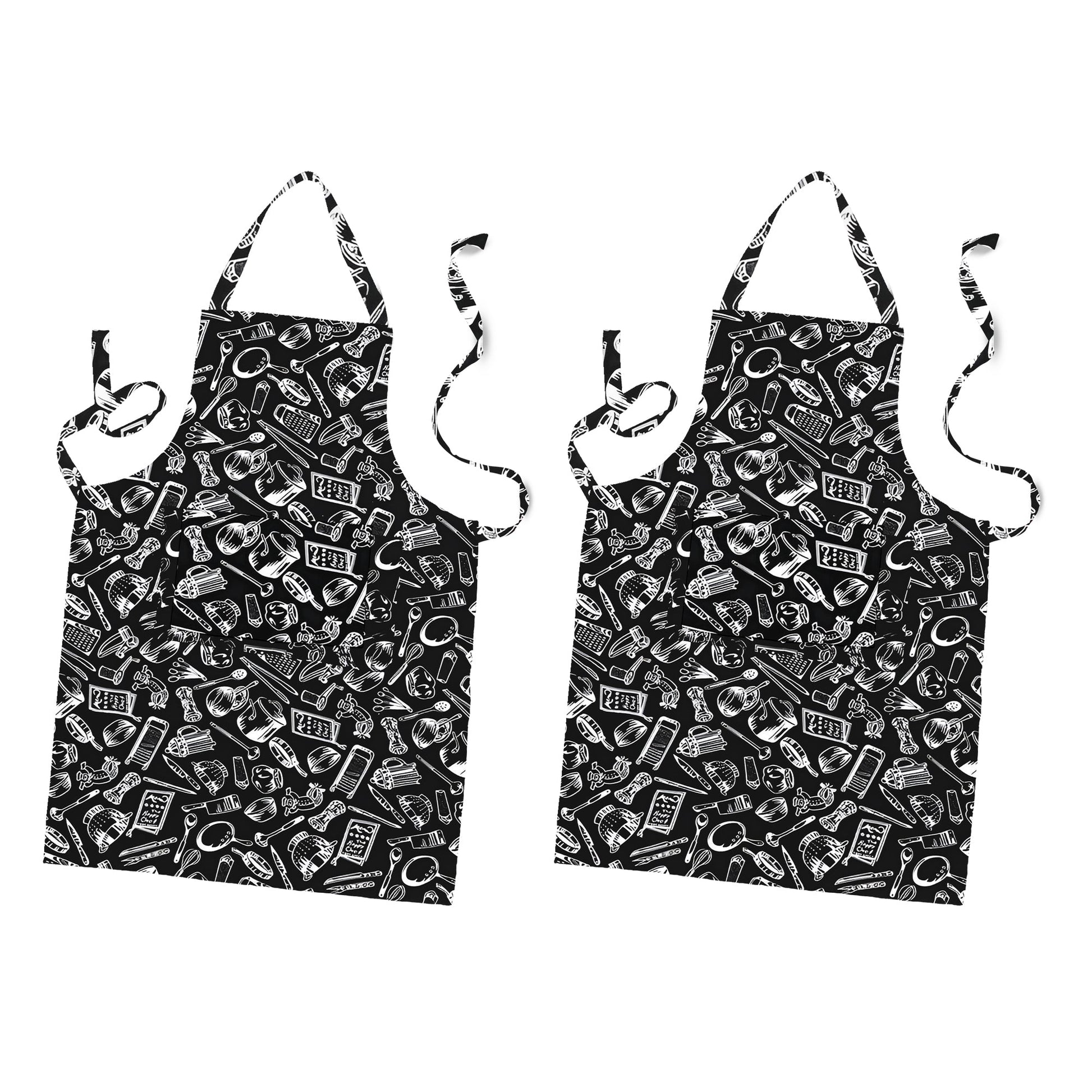 Chef Bib Pocket Professional Cooking Aprons for Women Men ~ 5457-12