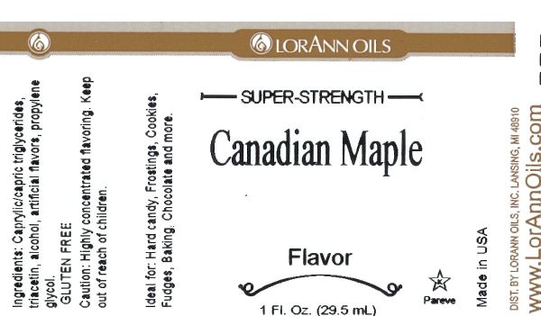 Canadian Maple Flavoring - Super Strength Flavor 16 oz., 1 Gallon, 5 Gallons-4