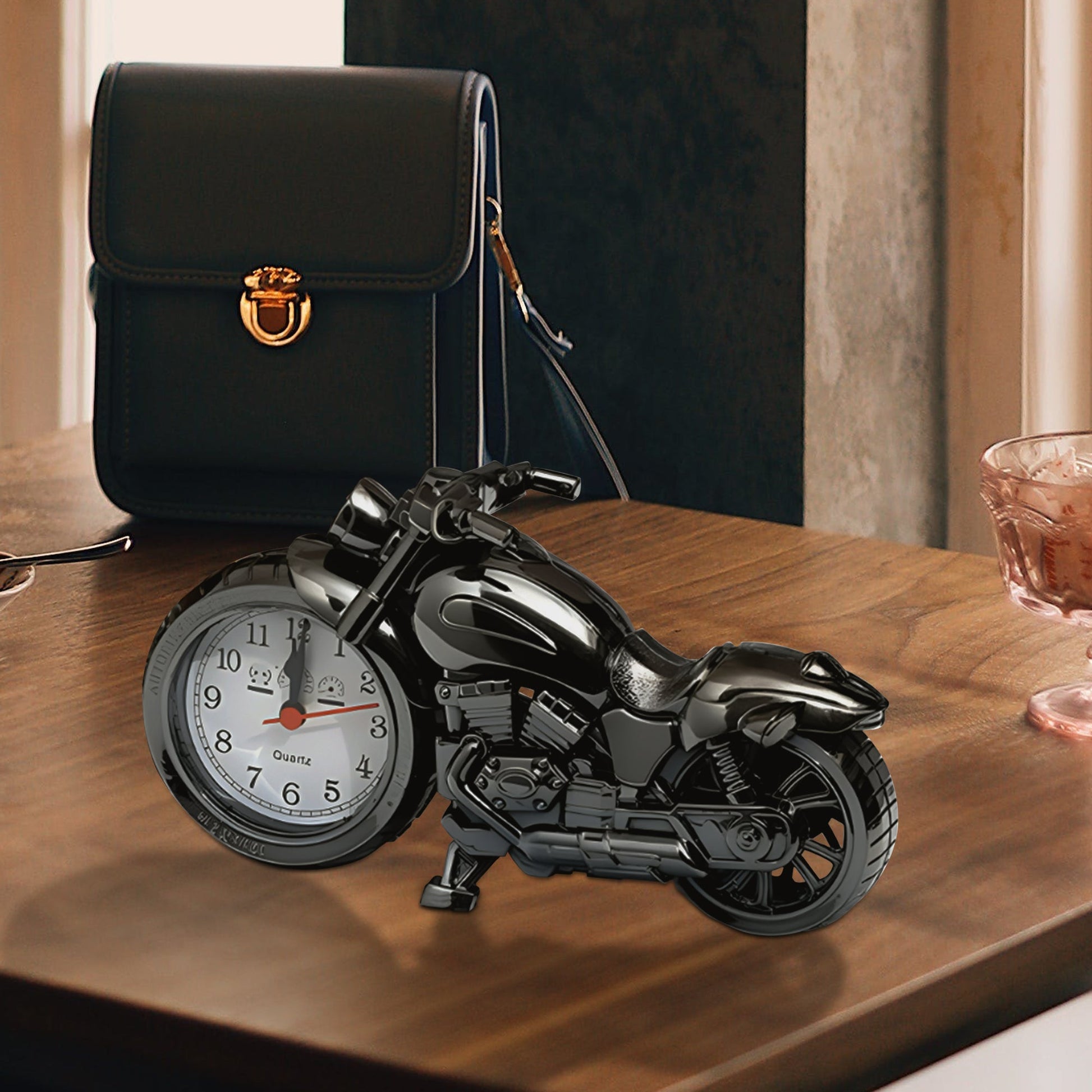 Trendy Motorcycle Shape extra loud Alarm Clock ~5223-0