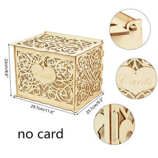 Wooden Wedding Gifts Card Boxes - Puritific