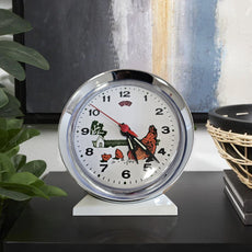 Unique Classic Alarm Clock with Animated Pecking Chicken Theme~5229-2