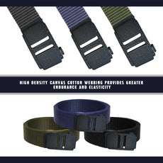 Plastic Buckle Military Webbing Nylon Quick Release Belt ~5379-4