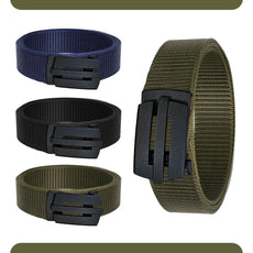 Plastic Buckle Military Webbing Nylon Release Belt For Unisex ~5375-2