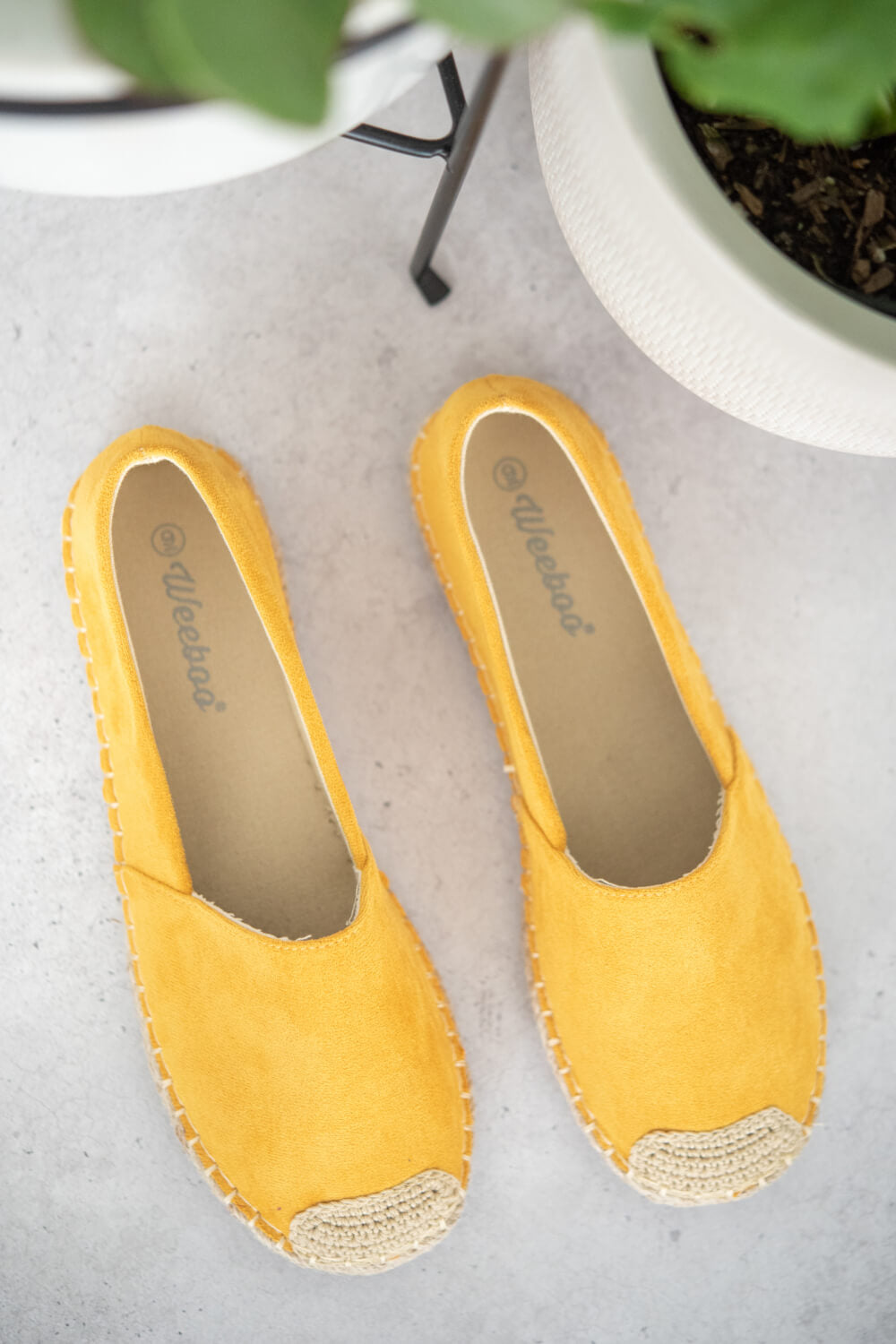 Casual Yellow Espadrille Shoes - Puritific