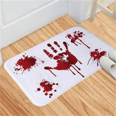 Halloween Blood Footprint Door Mat - Puritific