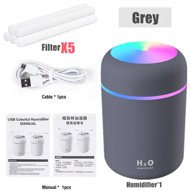 Colorful Cup Humidifier Mini Aroma Diffuser With Cool Mist - Puritific