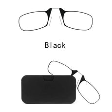 Legless Clamp Nose Reading Glasses For Both Men And Women +2.00 +2.50 - Puritific