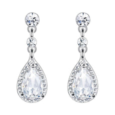 1.00 Ct Pear Cut Teardrop Earring ITALY Design