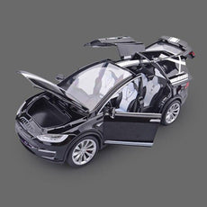 1:20 Tesla Model X Alloy Car Model Diecast Metal Toy Modified Vehicles Car Model Simulation Collection Sound Light Kids Toy Gift - Puritific