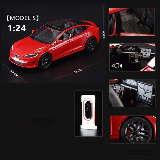 1:24 Tesla Roadster Model Y Model 3 - Puritific