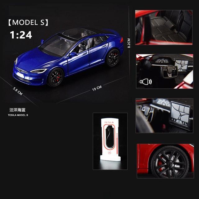 1:24 Tesla Roadster Model Y Model 3 - Puritific