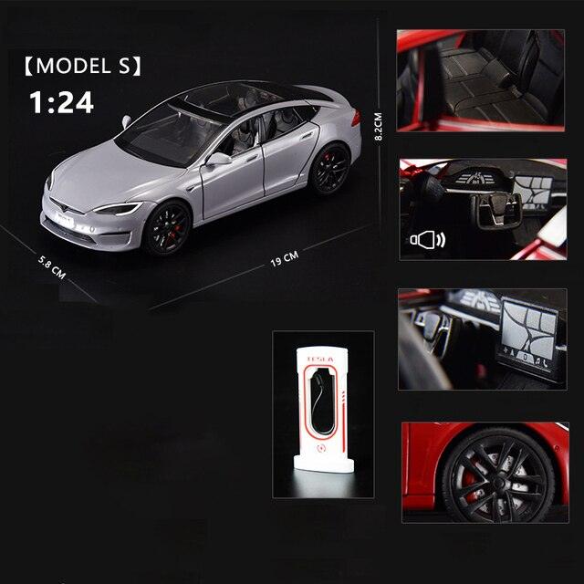 1:24 Tesla Roadster Model Y Model 3 - Puritific