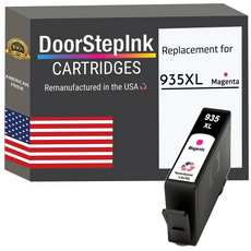 DoorStepInk Brand for HP 935XL (C2P25AN) Magenta Remanufactured in the USA Ink Cartridges-0