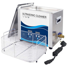 10L Digital Ultrasonic Cleaner Jewelry Ultra Sonic Bath Degas Parts Cleaning-2