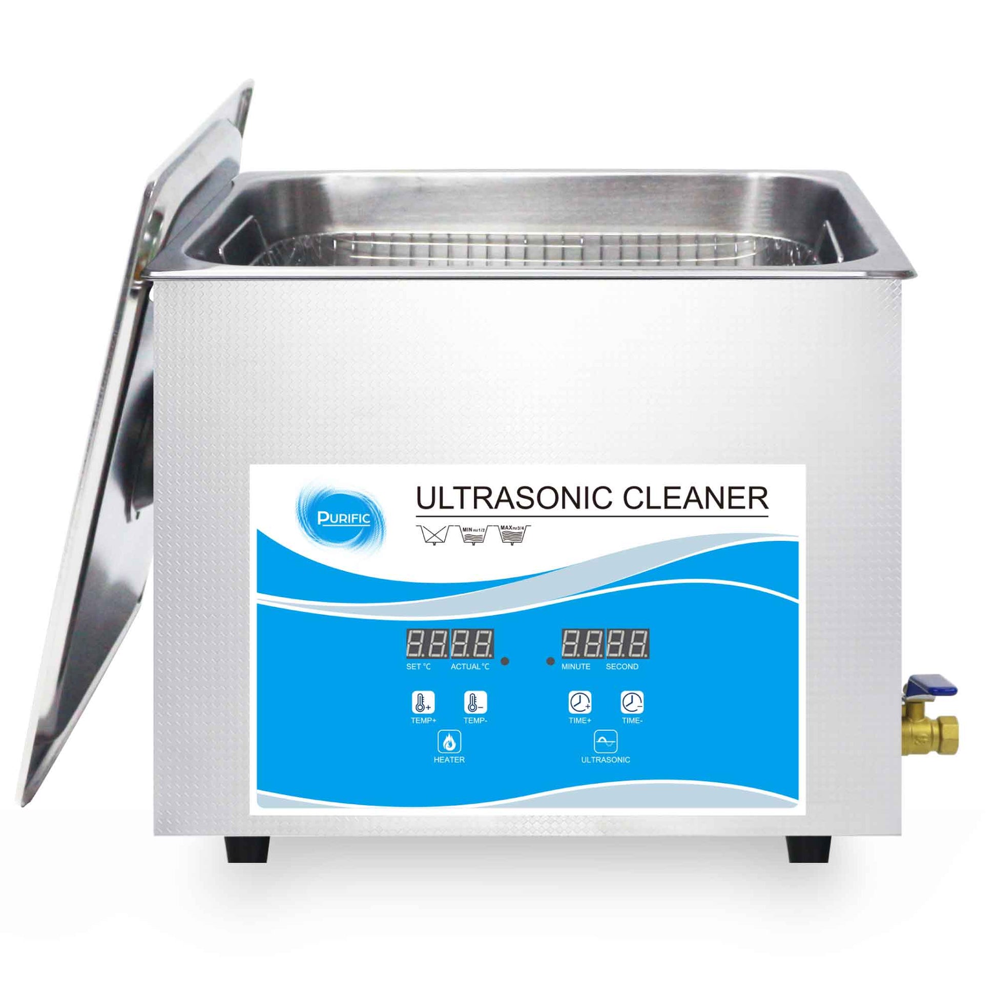 10L Digital Ultrasonic Cleaner Jewelry Ultra Sonic Bath Degas Parts Cleaning-0