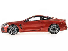 2020 BMW M8 Coupe Red Metallic with Carbon Top 1/18 Diecast Model Car by Minichamps-2