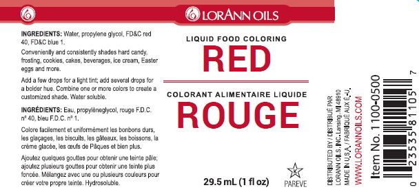 Red Liquid Food Color - Liquid Food Coloring - 4 oz, 1 Gallon-1