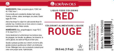 Red Liquid Food Color - Liquid Food Coloring - 4 oz, 1 Gallon-1