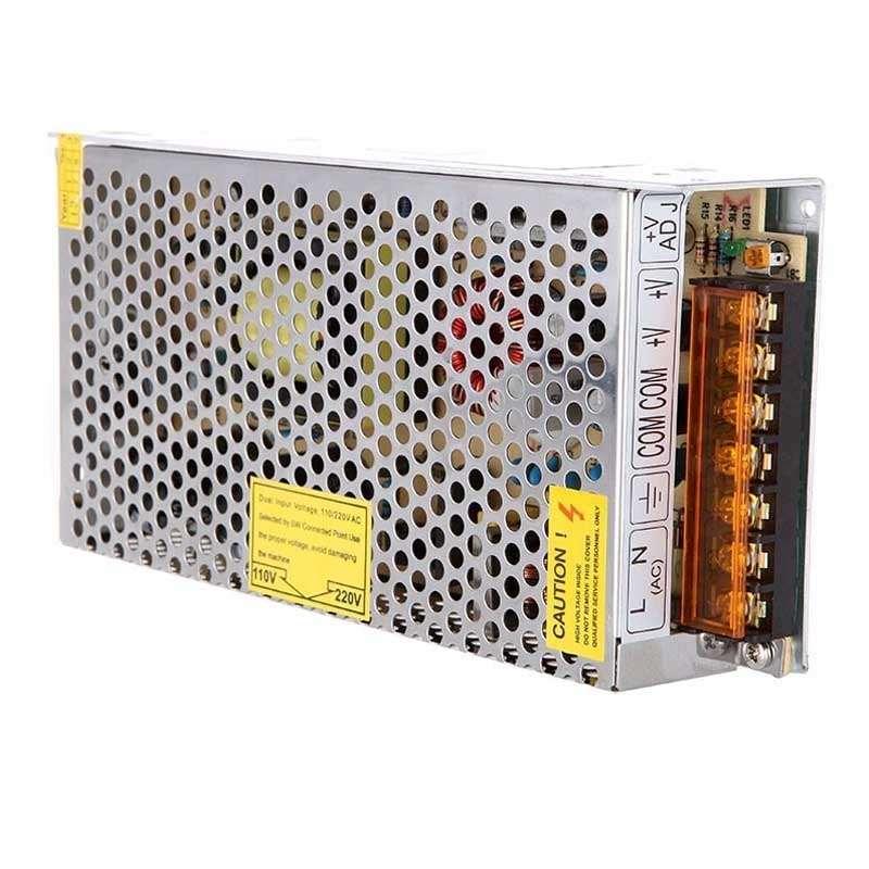 12V LED Driver 120W 10A Power Supply 110V-240V AC to 12V DC IP20 Transformer~3376-13