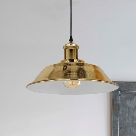 Vintage Modern Industrial Ceiling Lamp Shade Pendant Light Retro Loft French Gold~1320-0