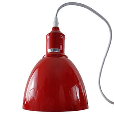 Red 3- Light Ceiling Pendant Shade Classic ~3904-4