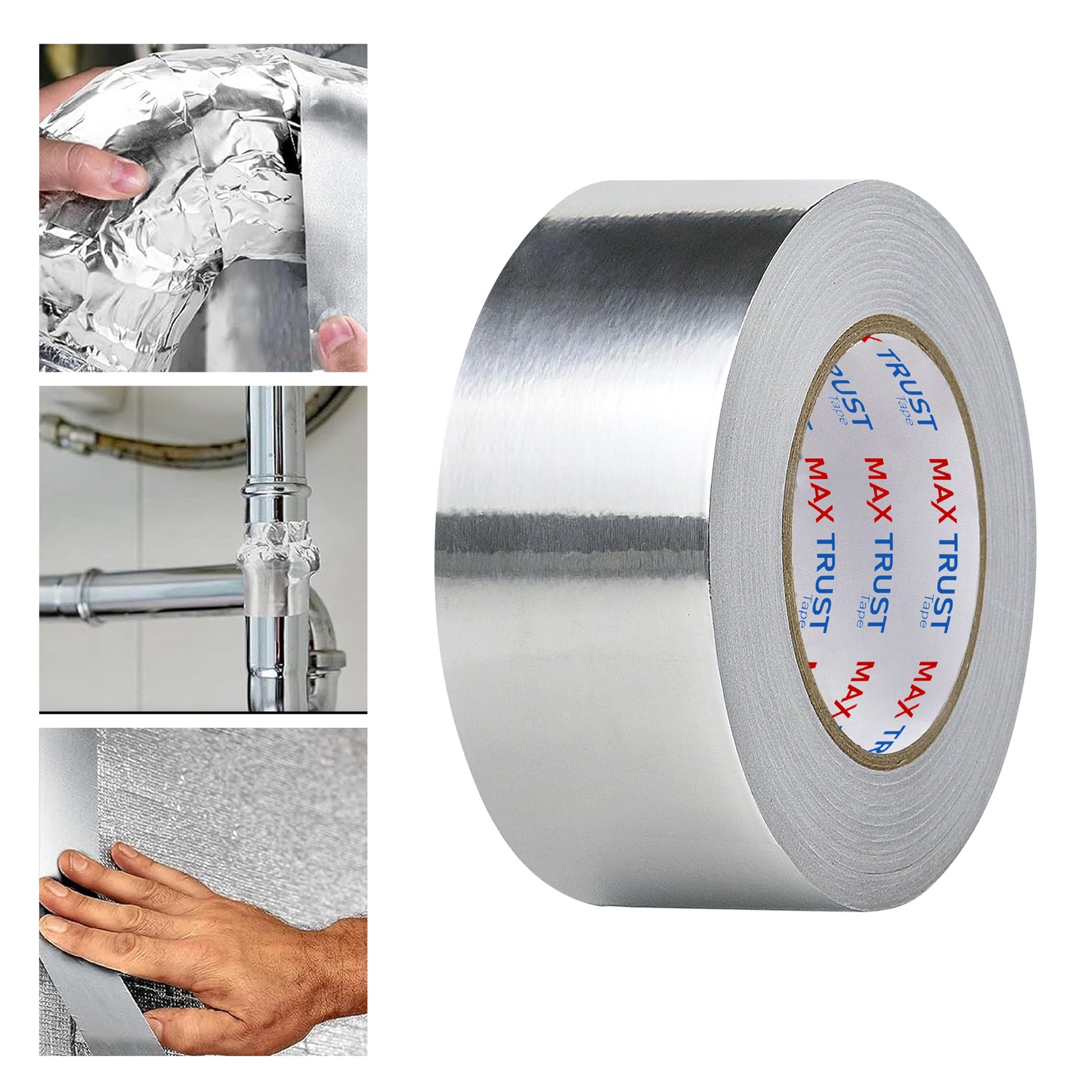 Aluminium Foil Heat Water Resistant Insulation Self Adhesive Tape~5217-0