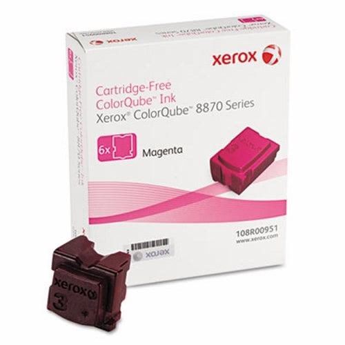 Xerox ColorQube 8870 / 8880 Magenta Solid Ink Pack (6 Sticks), 108R00951-0