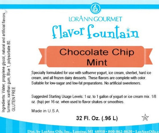 Chocolate Chip Mint Flavor 32 oz Bottle-1