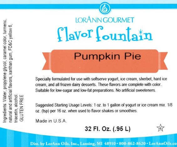 Pumpkin Pie Flavor 32 oz Bottle-1