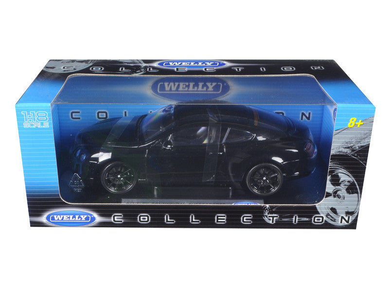 Bentley Continental Supersports Black 1/18 Diecast Car Model by Welly-0