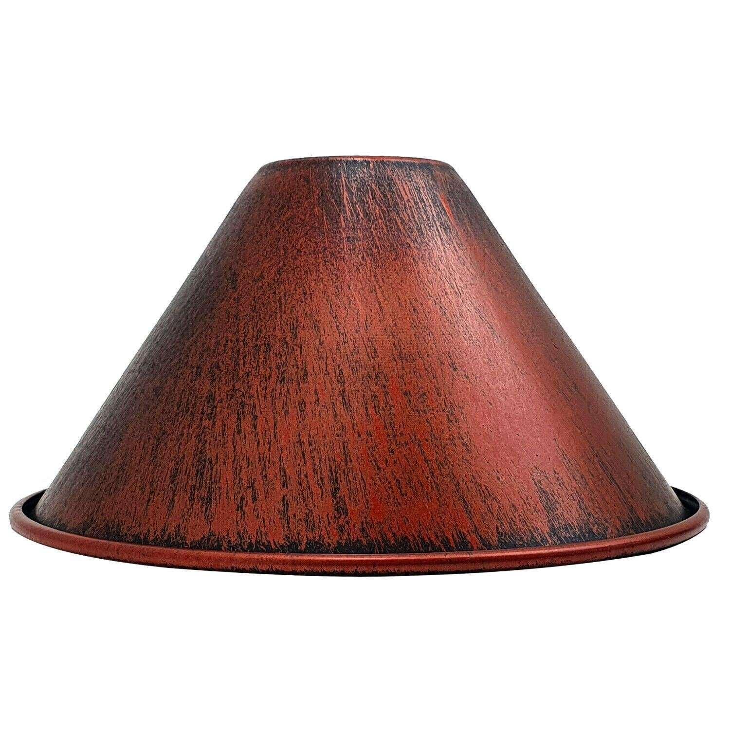 18mm x 10mm Large Easy Fit Pendant Light Shade Metal Lampshade Wall Lamp~1398-10