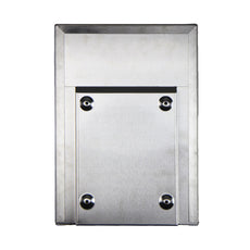 Wall Mounted Heavy-Duty Ashtray Stainless Steel - Sold By The Case-4