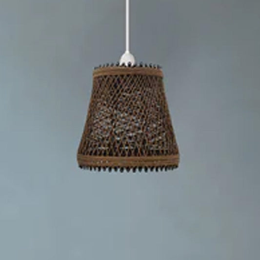 Woven Rattan Creative Lamp Cage With Free Reducer Plate ~1970-0