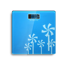 Bathroom Scale Weight Digital Printed Design Glass Weighing Scale ~5385-6