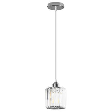 Crystal Shade Round Mini Pendant Kitchen Island Light~4633-5