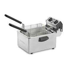 WDF75B Single Compact Deep Fryer by Waring Commercial-0