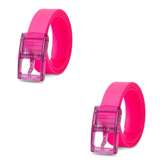 Candy Colour Silicone Women and Men Belt ~5335-2