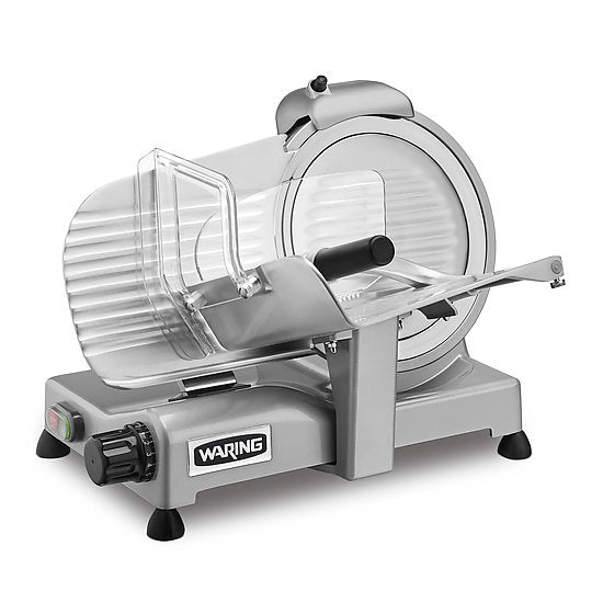 WCS250SV Medium-Duty Silver 10" Professional Food Slicer by Waring Commercial-0