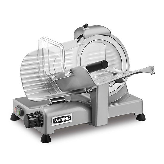 WCS220SV Medium-Duty Silver 8.5" Professional Food Slicer by Waring Commercial-0