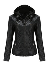 Autumn Winter Pu Faux Leather Jacket - Puritific