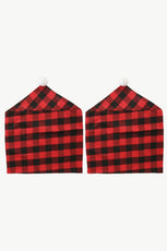 2-Pack Christmas Plaid Chair Covers - Puritific